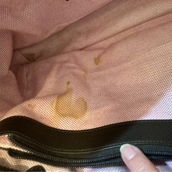 Dooney and Bourke Leather J1854867 FLORENTINE  Black Drawstring SHOULDERbag VNTG - Picture 12 of 13